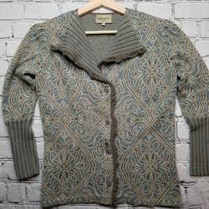 Intiwara Alpaca Button Down Sweater One of a Kind Small